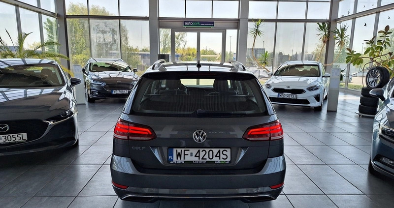 Volkswagen Golf cena 59900 przebieg: 103121, rok produkcji 2018 z Ryki małe 781